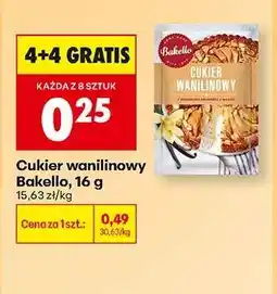 Biedronka Cukier wanilinowy Bakello, 16 g oferta