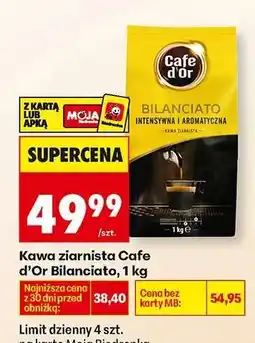 Biedronka Kawa ziarnista Cafe d'Or Bilanciato , 1 kg oferta