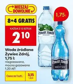 Biedronka Woda źródlana Żywiec Zdrój, 1,75 l oferta
