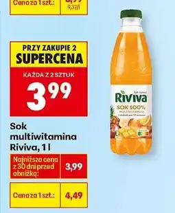Biedronka Sok multiwitamina Riviva, 1l oferta