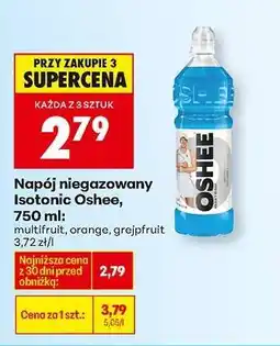 Biedronka Napój niegazowany Isotonic Oshee , 750 ml oferta