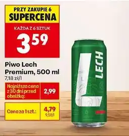 Biedronka Piwo Lech Premium, 500 ml oferta