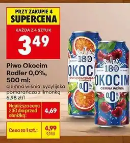 Biedronka Piwo Okocim Radler 0,0%, 500 ml oferta