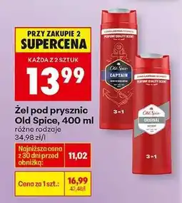 Biedronka Żel pod prysznic Old Spice 400 ml oferta