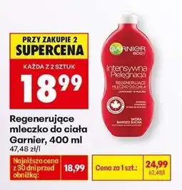 Biedronka Regenerujące mleczko do ciała Garnier, 400 ml oferta