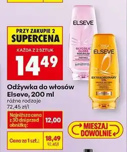 Biedronka Odżywka do włosów Elseve, 200 ml oferta