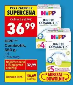 Biedronka HIPP Combiotik , 550 g : oferta