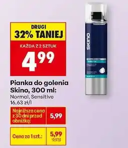 Biedronka Pianka do golenia Skino, 300 ml oferta