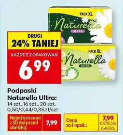 Biedronka Podpaski Naturella Ultra oferta