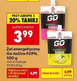 Biedronka Żel energetyczny Go Active PZPN , 100 g oferta
