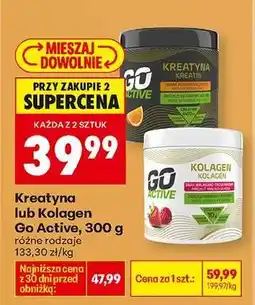 Biedronka Kreatyna lub Kolagen Go Active, 300 g oferta