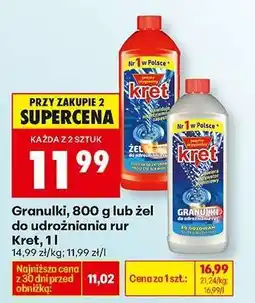 Biedronka Kret, 1 l oferta