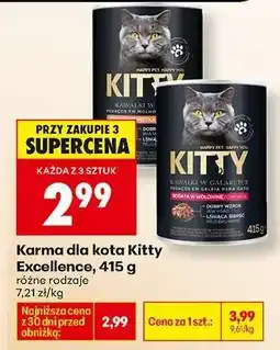 Biedronka Karma dla kota Kitty Excellence, 415 g oferta