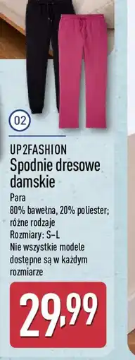 ALDI UP2FASHION Spodnie dresowe damskie oferta