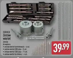 ALDI Ferrex Zestaw wierteł oferta
