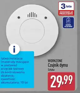ALDI Workzone Czujnik dymu oferta