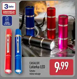ALDI Casalux Latarka LED oferta