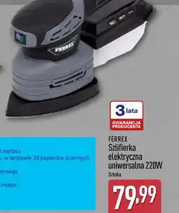 ALDI Ferrex Szlifierka elektryczna oferta