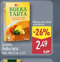 ALDI Albona Bułka tarta oferta