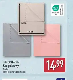 ALDI Koc polarowy Home Creation oferta