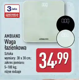 ALDI Ambiano Waga łazienkowa oferta