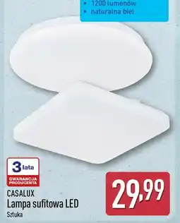 ALDI Casalux Lampa sufitowa LED oferta