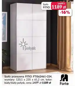 Agata Meble Szafa przesuwna Forte oferta