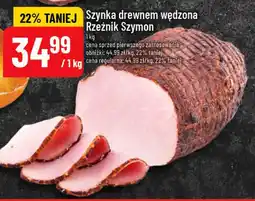 Polomarket Szynka drewnem wędzona Rzeźnik Szymon oferta