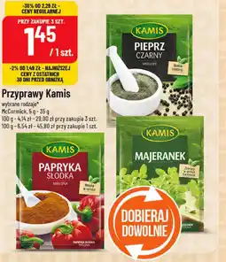 Polomarket Przyprawy Kamis wybrane rodzaje oferta