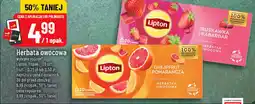 Polomarket Herbata owocowa Lipton 20 szt. (Truskawka i rabarbar, Grejpfrut i pomarańcza) oferta