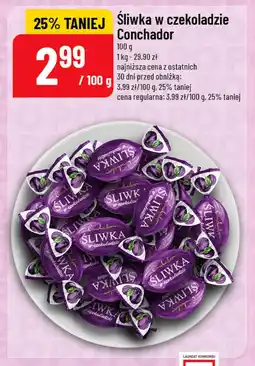 Polomarket Śliwka w czekoladzie Conchador oferta