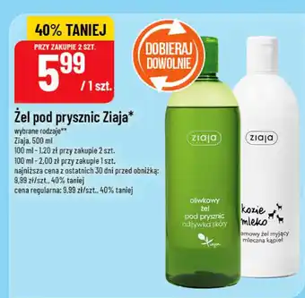 Polomarket Żel pod prysznic Ziaja oferta