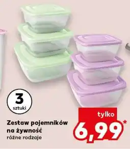 Kaufland Zestaw pojemników na żywność oferta
