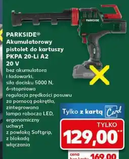 Kaufland PARKSIDE Akumulatorowy pistolet do kartuszy PKPA 20-Li A2 20 V oferta