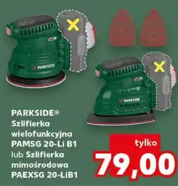 Kaufland PARKSIDE Szlifierka wielofunkcyjna PAMSG 20-Li B1 lub Szlifierka mimośrodowa PAEXSG 20-LiB1 oferta