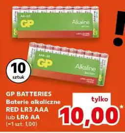 Kaufland GP BATTERIES Baterie alkaliczne RED LR3 AAA lub LR6 AA oferta