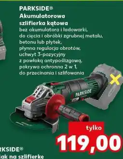 Kaufland PARKSIDE Akumulatorowa szlifierka kątowa oferta