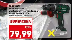 Kaufland PARKSIDE Akumulatorowa wiertarko-wkrętarka udarowa PSBSA 20-Li C3 20 V oferta