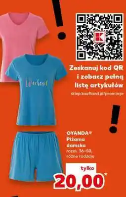 Kaufland OYANDA Piżama damska oferta