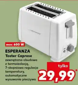 Kaufland ESPERANZA Toster Caprese oferta