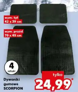 Kaufland Dywaniki gumowe Scorpion oferta