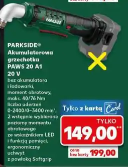 Kaufland PARKSIDE Akumulatorowa grzechotka PAWS 20 A1 20 V oferta