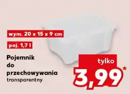 Kaufland Pojemnik do przechowywania transparentny oferta