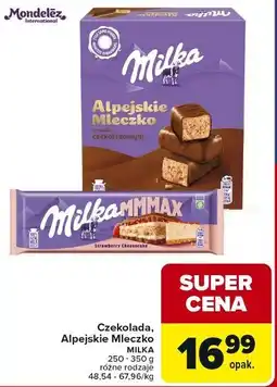 Carrefour Milka Czekolada, Alpejskie Mleczko oferta