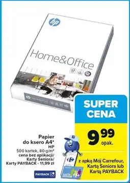 Carrefour Papier do ksero A4 HP oferta