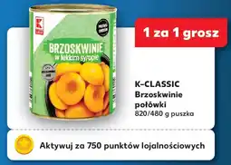 Kaufland K-CLASSIC Brzoskwinie połówki oferta