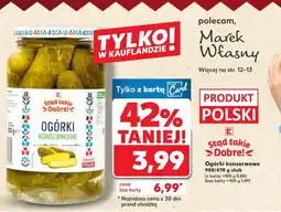 Kaufland Stąd takie Dobre! Ogórki konserwowe 900/470 g słok oferta