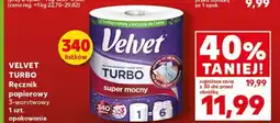 Kaufland Velvet Turbo Ręcznik papierowy 3-warstwowy, 3 szt oferta
