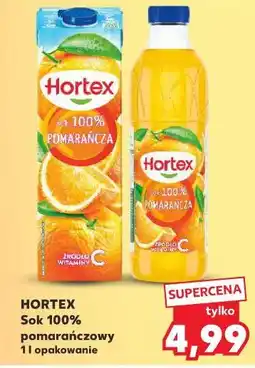 Kaufland Hortex Sok 100% pomarańczowy oferta