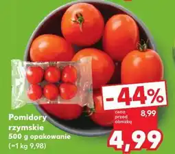 Kaufland Pomidory rzymskie 500g opakowanie oferta